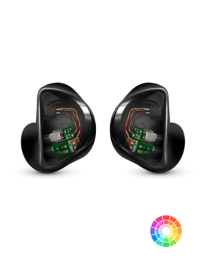 Variphone Go 2 Rock formstøpt in-ear monitor. tilpasses individuelt for perfekt passform og har to drivere for detaljert lydgjengivelse. Ideell for musikere og lydentusiaster som ønsker en skreddersydd monitor med høy kvalitet.